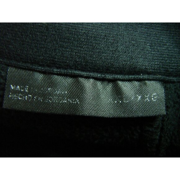 Spyder Mens 2XL Black Half Zip Sweater Gait Knit Pullover Jacket Long Sleeve USA - Picture 7 of 12